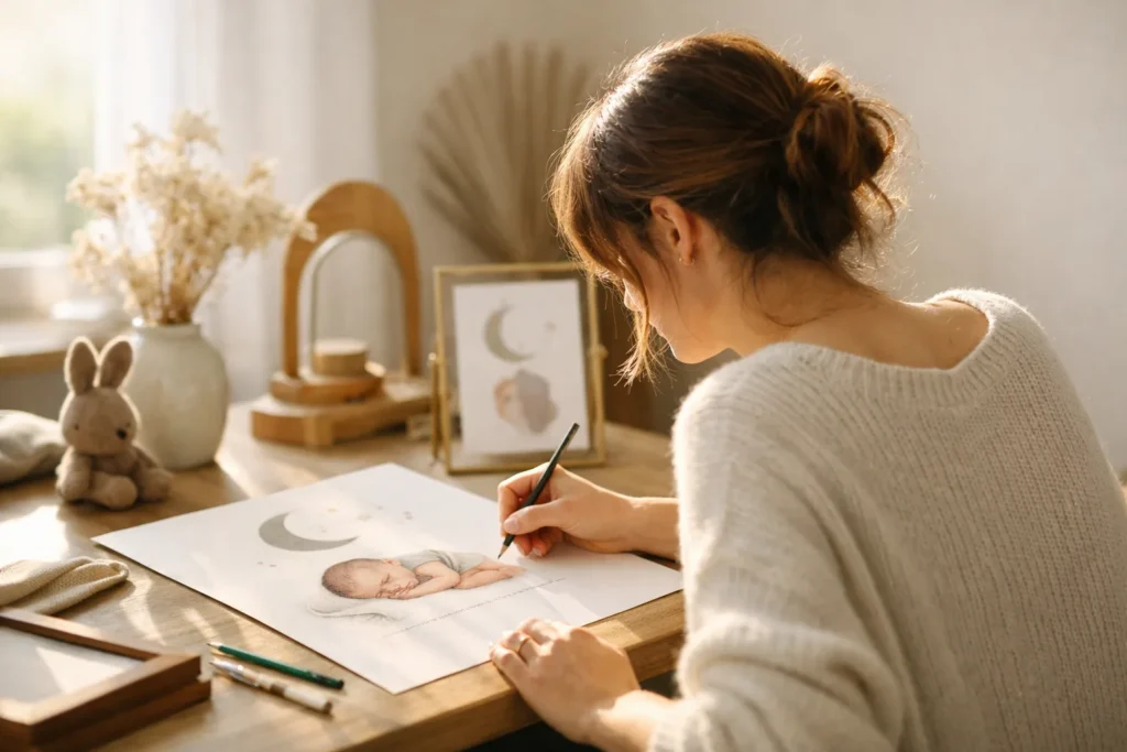 Les plus belles affiches de naissance pour immortaliser l’arrivée de votre bébé