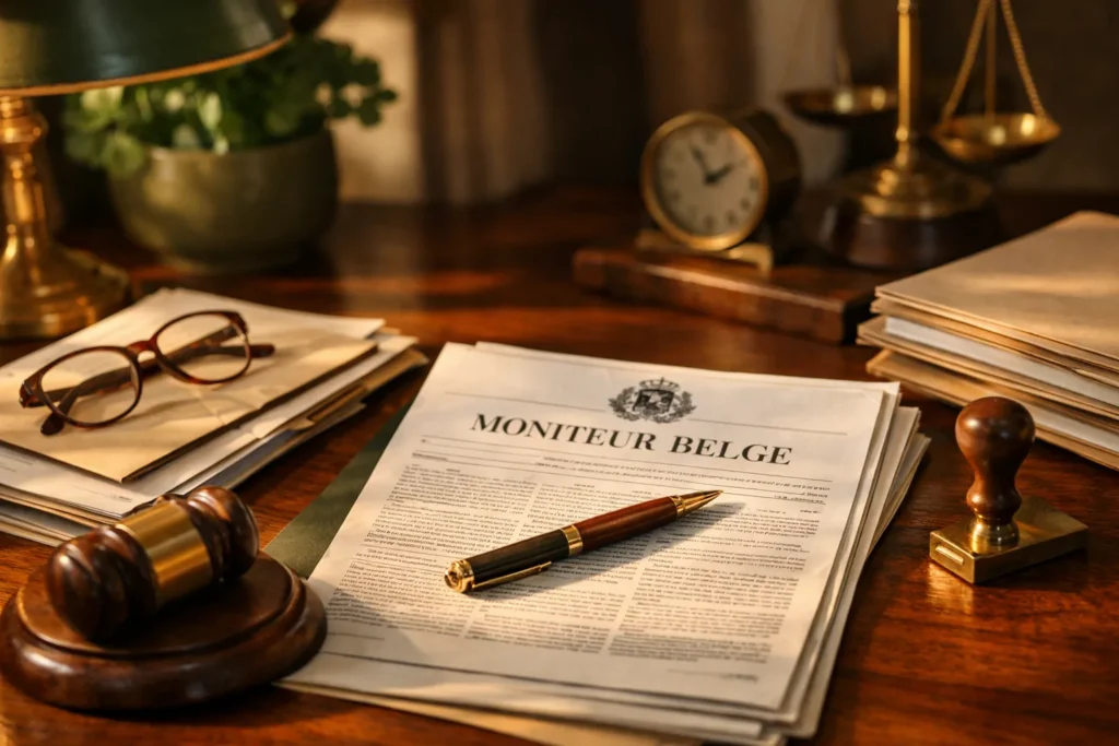 Guide pratique pour publier la démission d&rsquo;un administrateur au Moniteur Belge