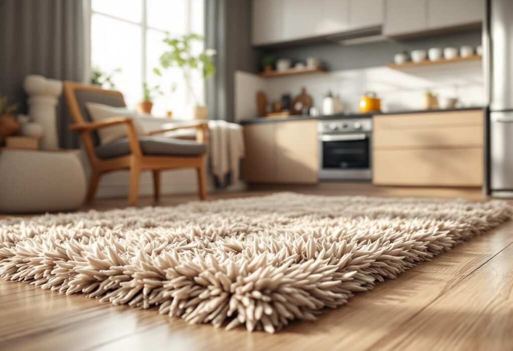 Tapis shaggy dans une cuisine : bonne ou mauvaise idée ?