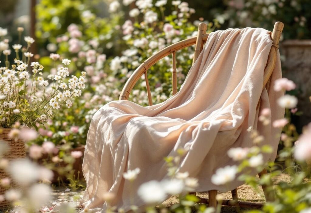 La tendance bohème au printemps : matières légères et teintes pastels
