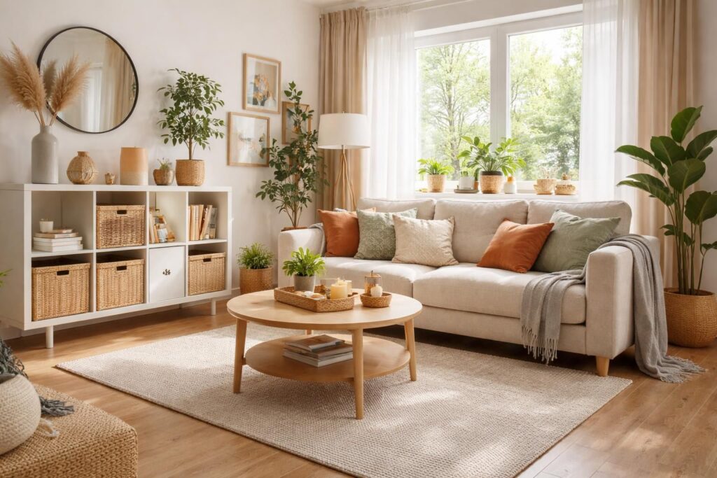 Décorer maison avec budget contrôlé via IKEA, Maisons du Monde et boutiques Action