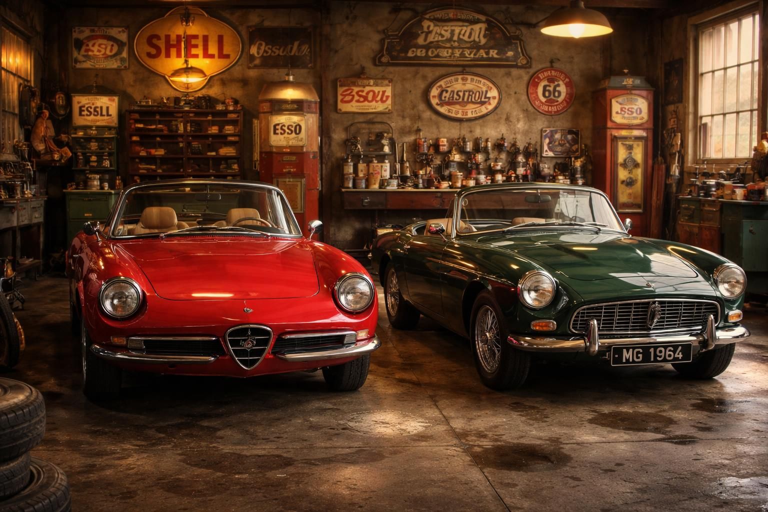 découvrez dans ma déco magazine une sélection des plus belles voitures vintage, mettant en scène les élégantes alfa romeo spider et mg roadster, pour les passionnés d'automobiles classiques.