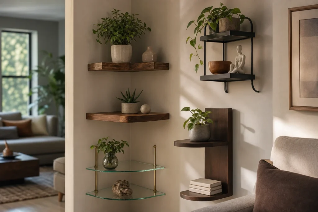 Top 5 des étagères murales d’angle design pour optimiser sa décoration