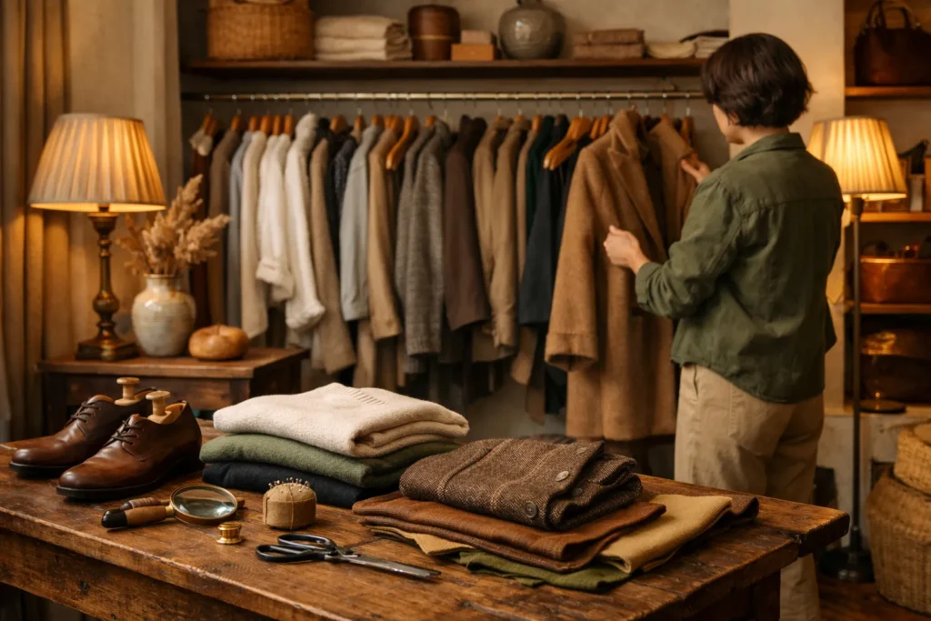 Garde-robe qui dure : les repères de qualité à vérifier en boutique
