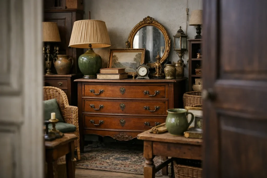Meuble ancien en brocante : comment le chiner sans se tromper