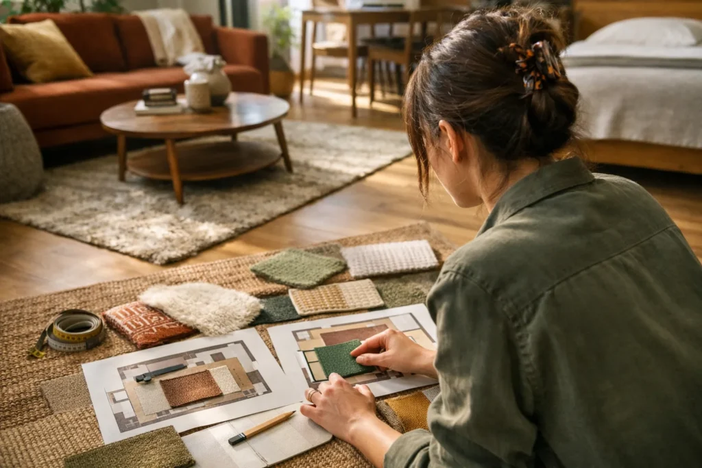 Quelle taille de tapis choisir selon chaque pièce de la maison